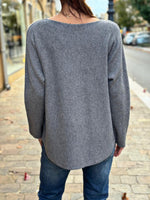 Charger l&#39;image dans la galerie, Pull doux LINO Gris
