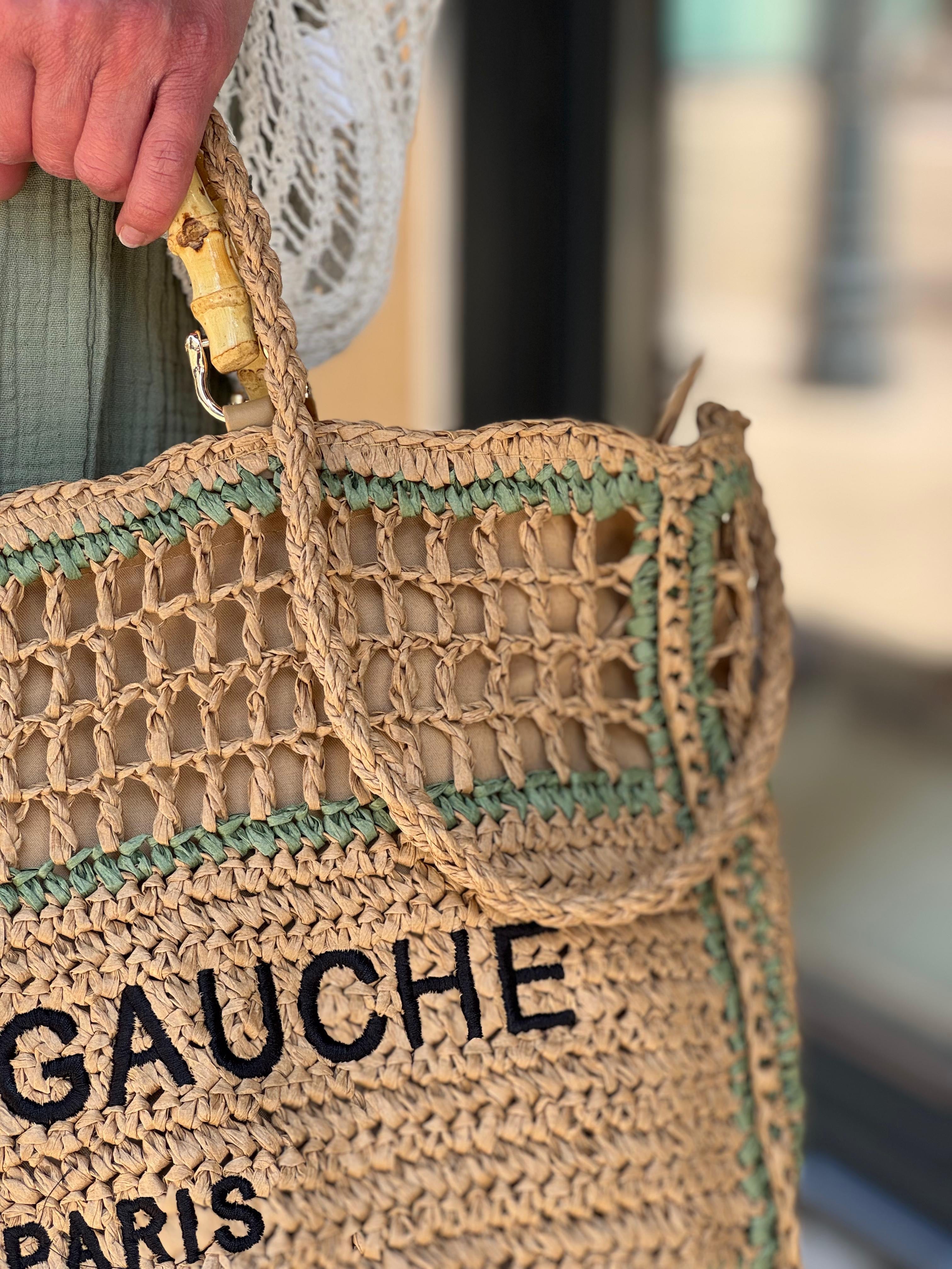 Sac RIVE GAUCHE Naturel/Vert