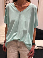 Charger l'image dans la galerie, Tee shirt uni LORIS Vert d'eau
