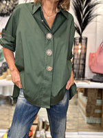 Charger l&#39;image dans la galerie, Chemise SOLYA Vert
