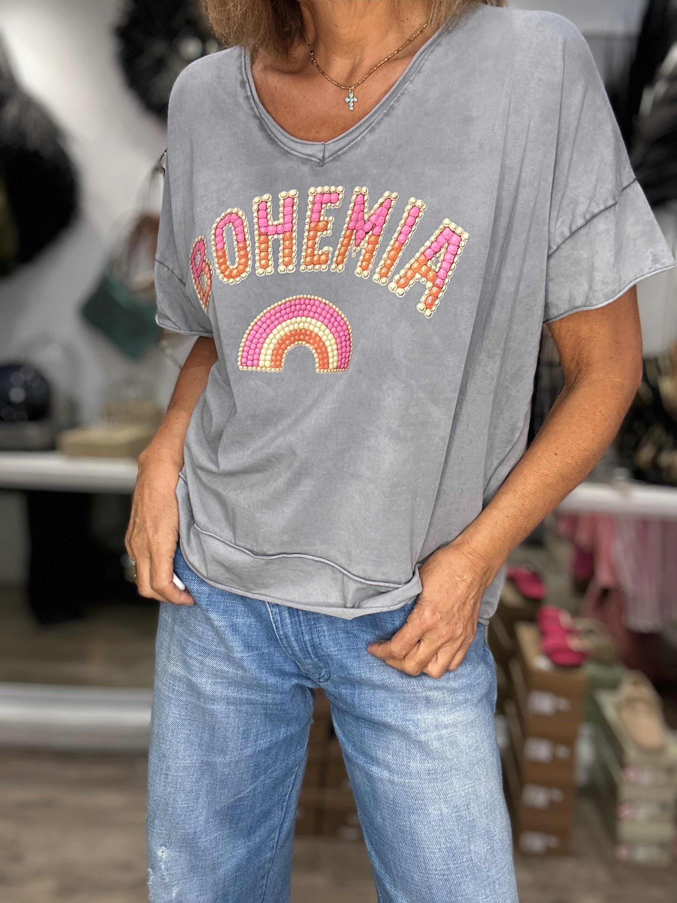 Tee shirt BOHEMIA Gris