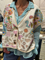 Charger l'image dans la galerie, Gilet sans manche FUNKY Ecru
