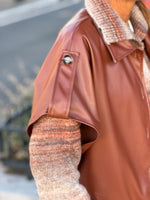 Charger l'image dans la galerie, Veste sans manches SOFIA Cognac
