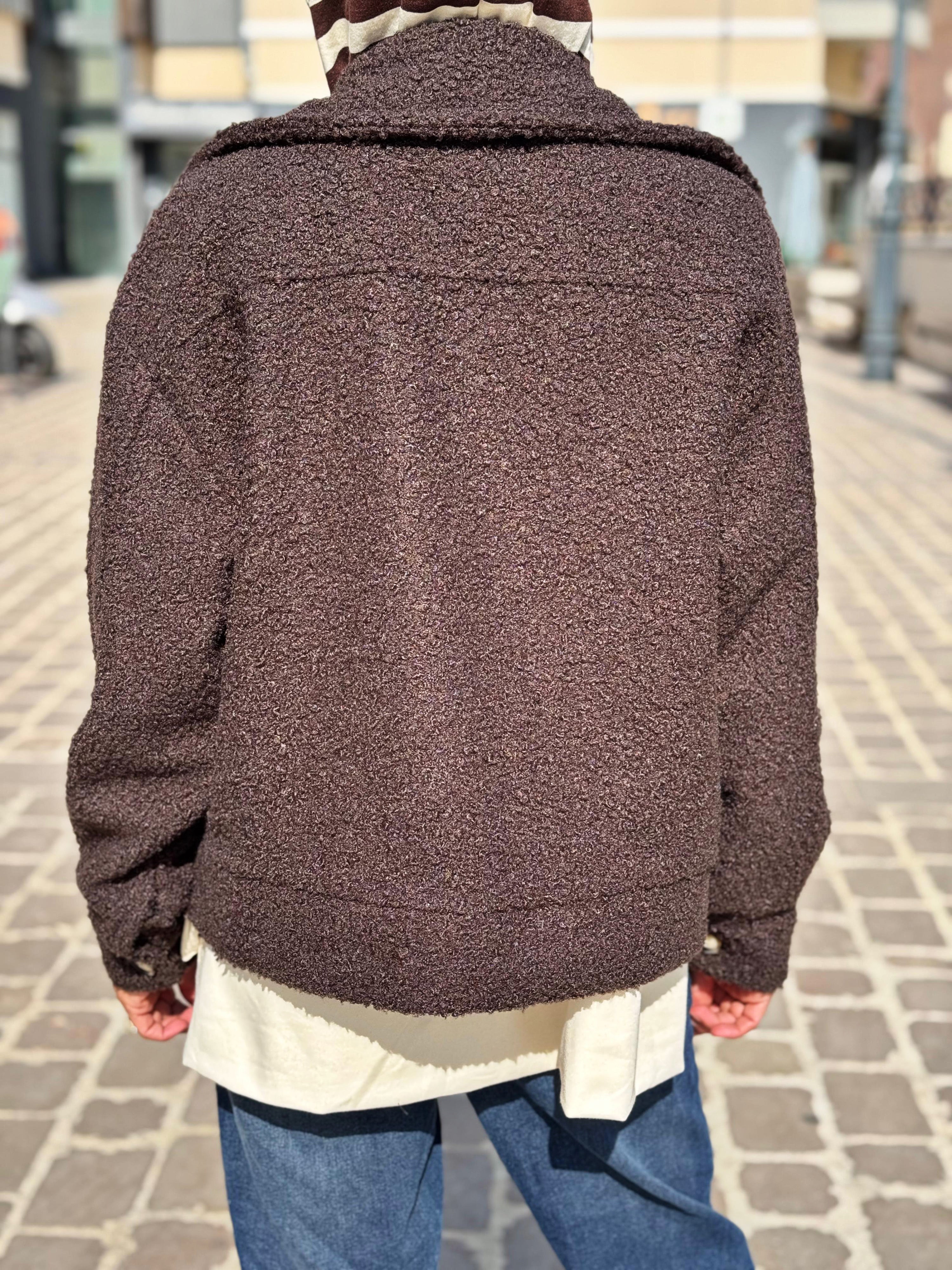 Blouson bouclette GAB Choco