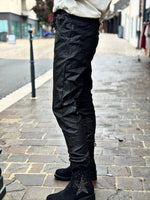 Charger l&#39;image dans la galerie, Pantalon simili cuir MADDOX Noir
