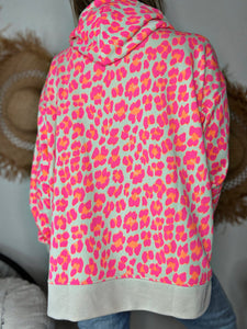 Sweat LEO Fuchsia/Orange