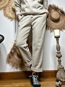 Pantalon TIMO Beige chiné