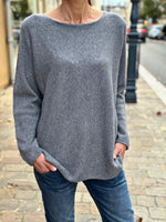 Charger l&#39;image dans la galerie, Pull doux LINO Gris
