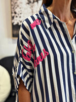 Charger l&#39;image dans la galerie, Chemise TAKE ME TO PARIS Marine
