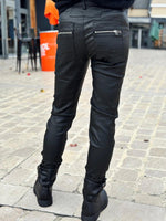 Charger l&#39;image dans la galerie, Pantalon simili cuir MAX Noir
