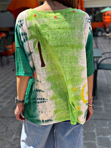 Tee shirt PALMIE Vert anis
