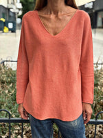 Charger l&#39;image dans la galerie, Pull doux TAO Corail
