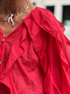 Chemise NINA Rouge