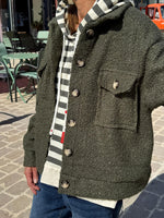 Charger l&#39;image dans la galerie, Blouson bouclette GAB Kaki
