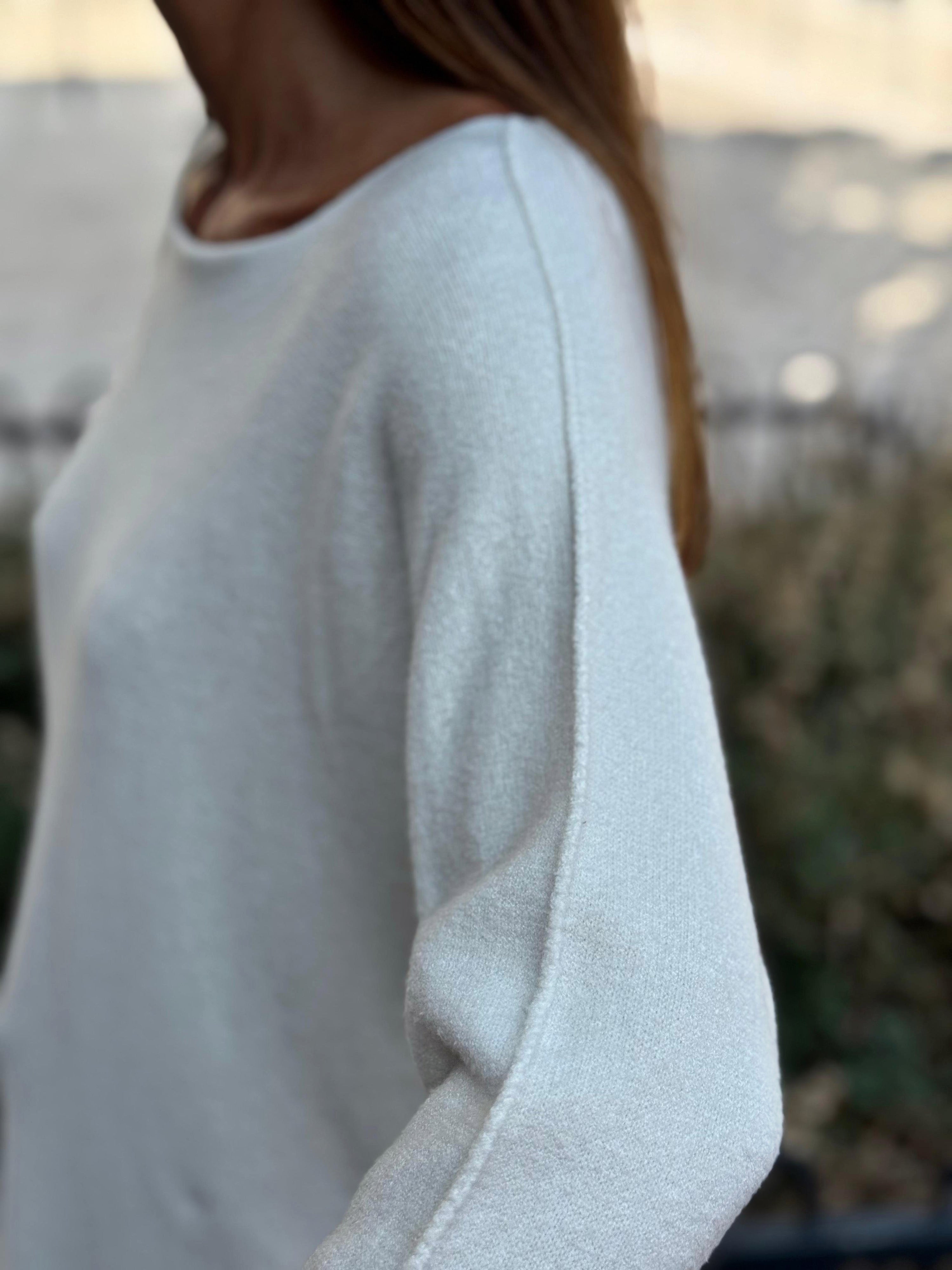 Pull doux LINO Ecru