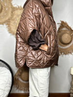 Charger l&#39;image dans la galerie, Blouson Poncho PAULUS Choco
