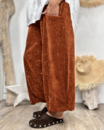 Charger l'image dans la galerie, Pantalon velours cotelé EMILIO Rouille
