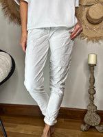 Charger l&#39;image dans la galerie, Pantalon magique TALLY Blanc
