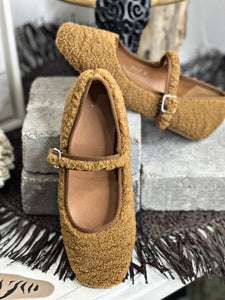 Ballerines MARY JANE Camel