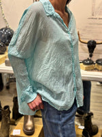 Charger l'image dans la galerie, Chemise AGATA Turquoise
