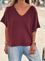 Charger l'image dans la galerie, Pull doux LALY Bordeaux
