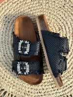 Charger l'image dans la galerie, Sandales ELVIRA Noir
