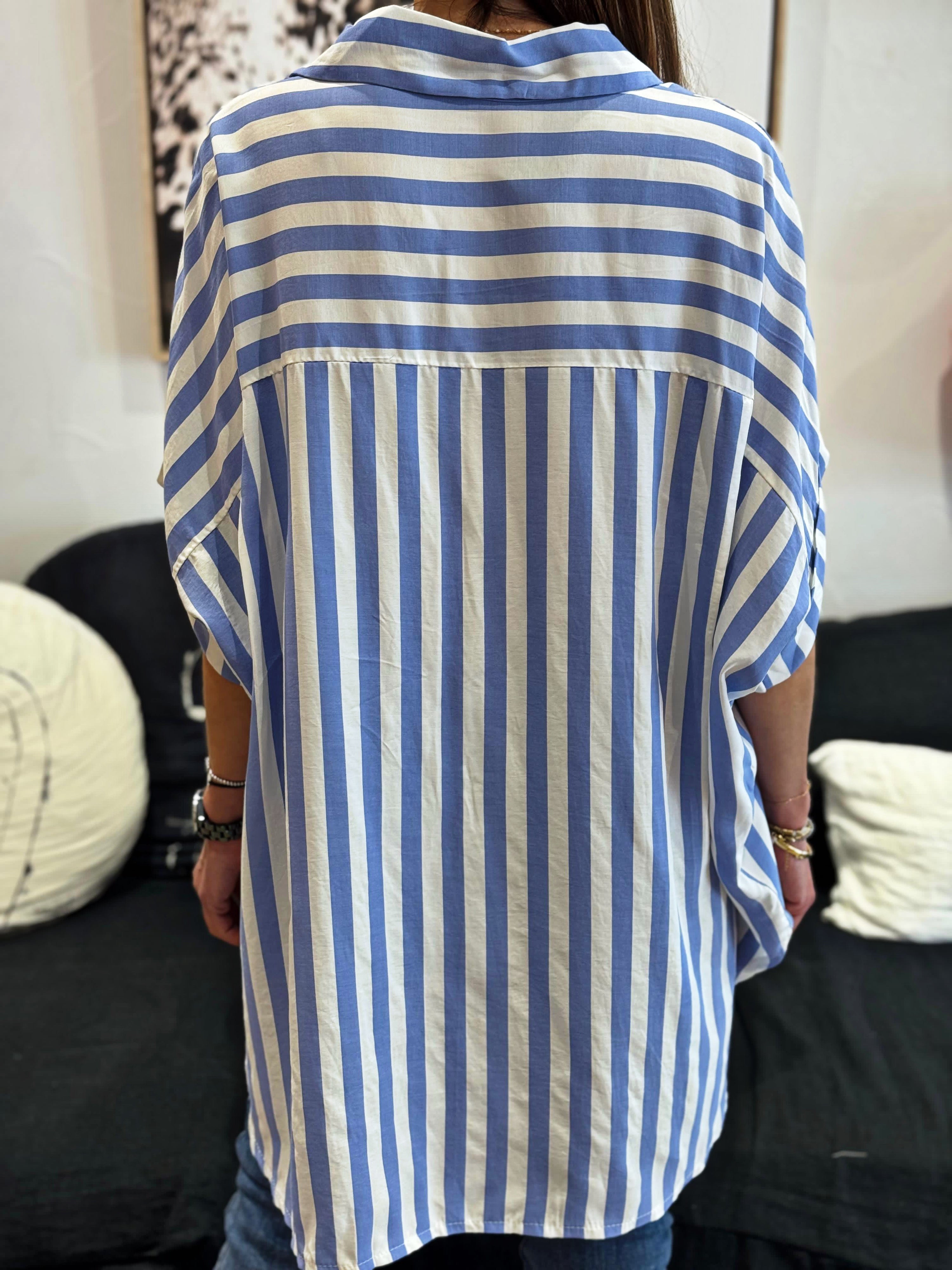 Chemise TAKE ME TO PARIS Bleu ciel