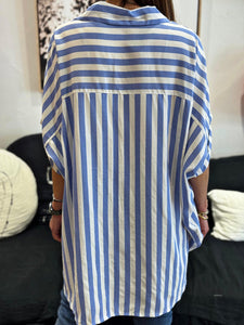 Chemise TAKE ME TO PARIS Bleu ciel