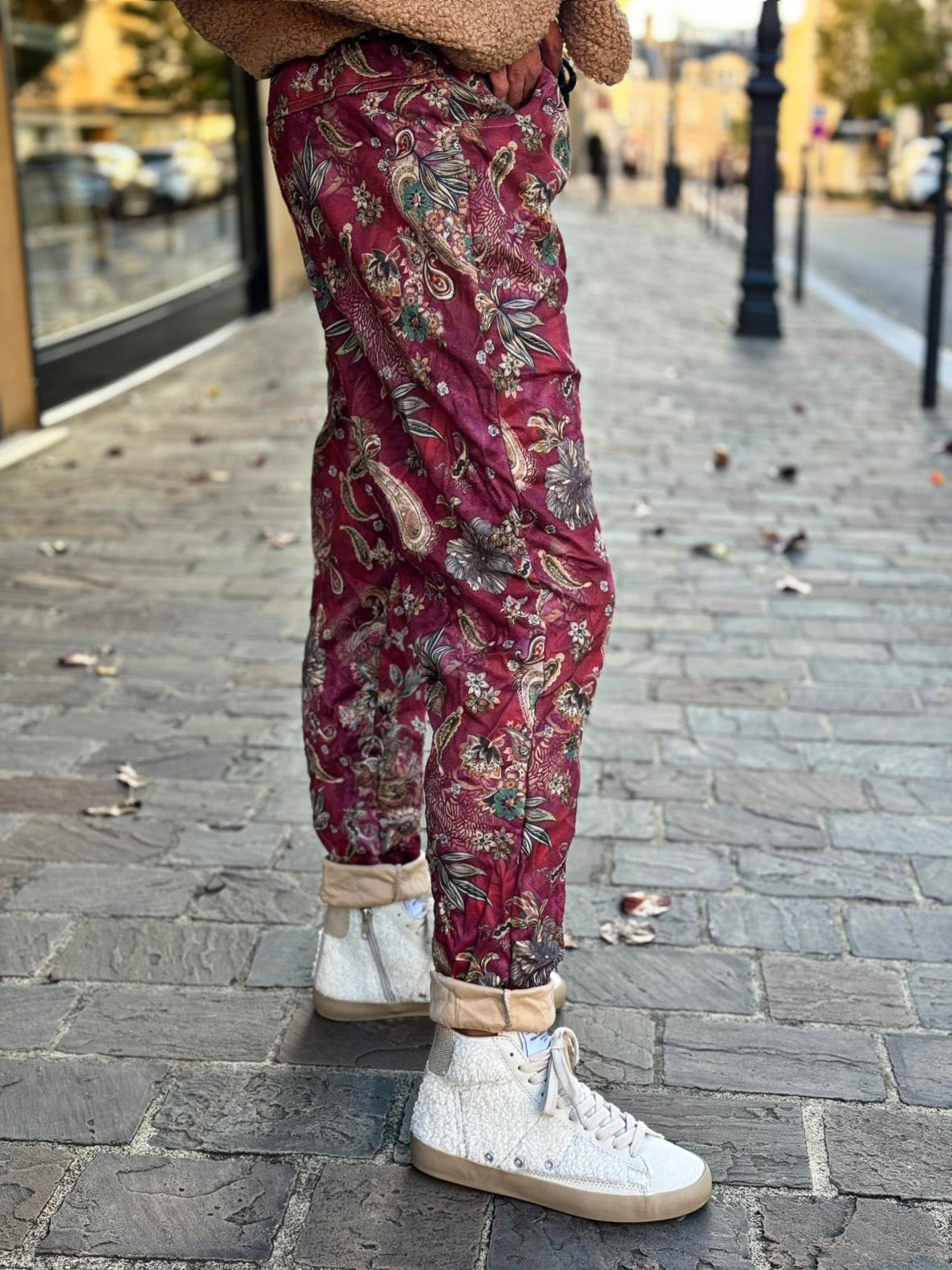 Pantalon TOSCANE Bordeaux