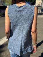 Charger l'image dans la galerie, Top lin Bleu - ZELYA
