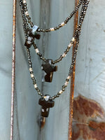 Charger l'image dans la galerie, Collier SILVER Noir
