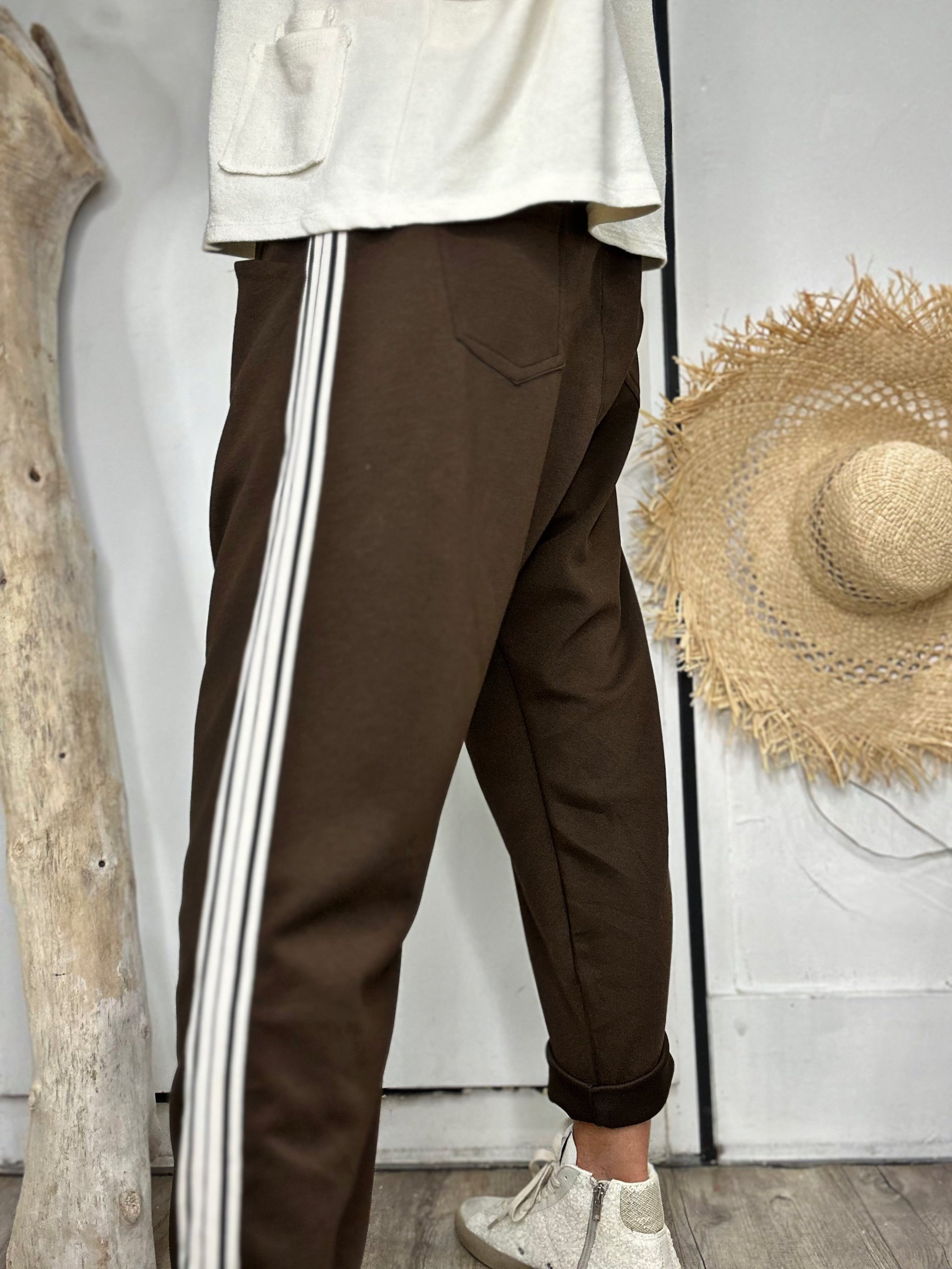 Pantalon NAHIA Choco