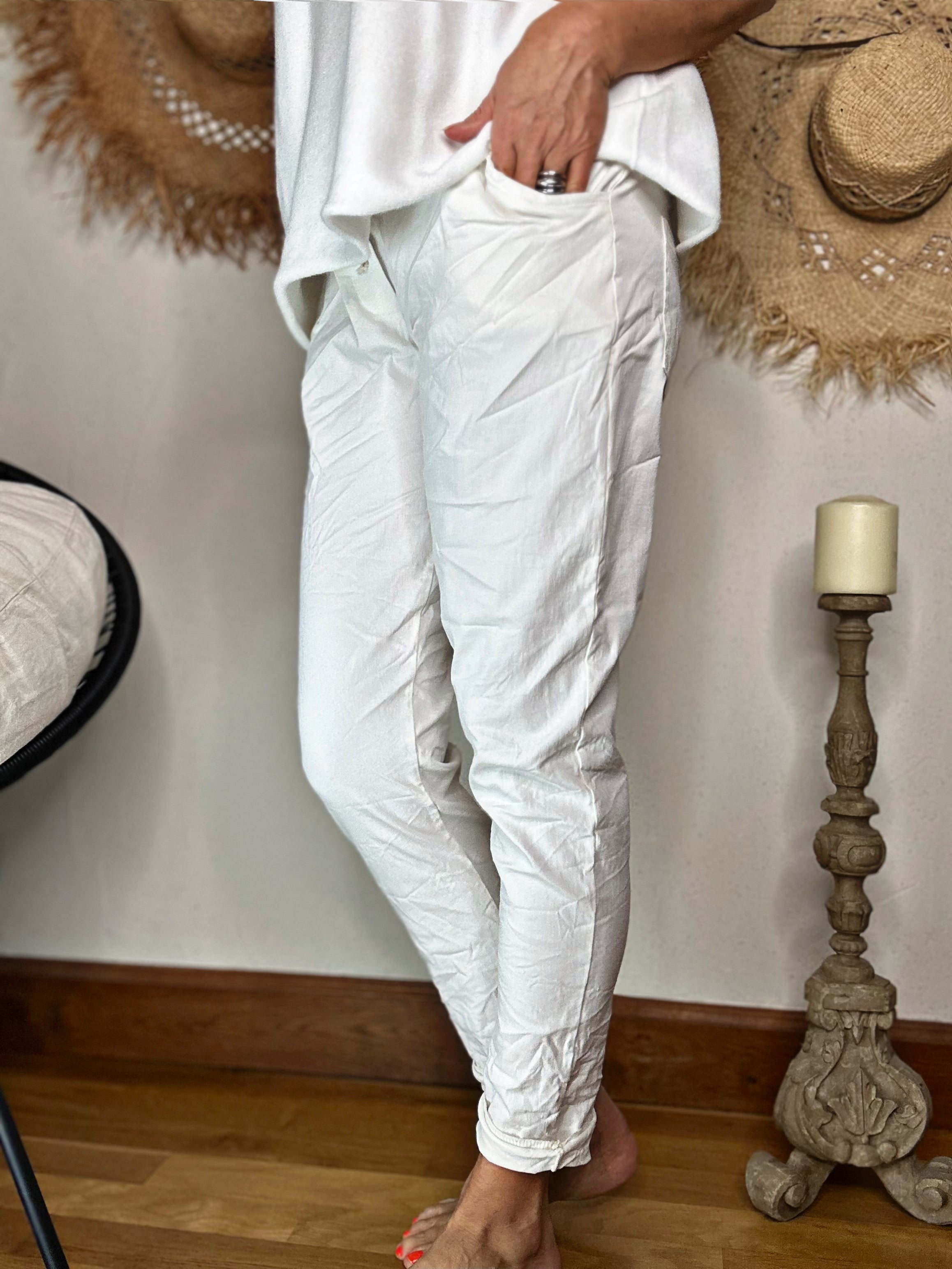 Pantalon magique TALLY Blanc