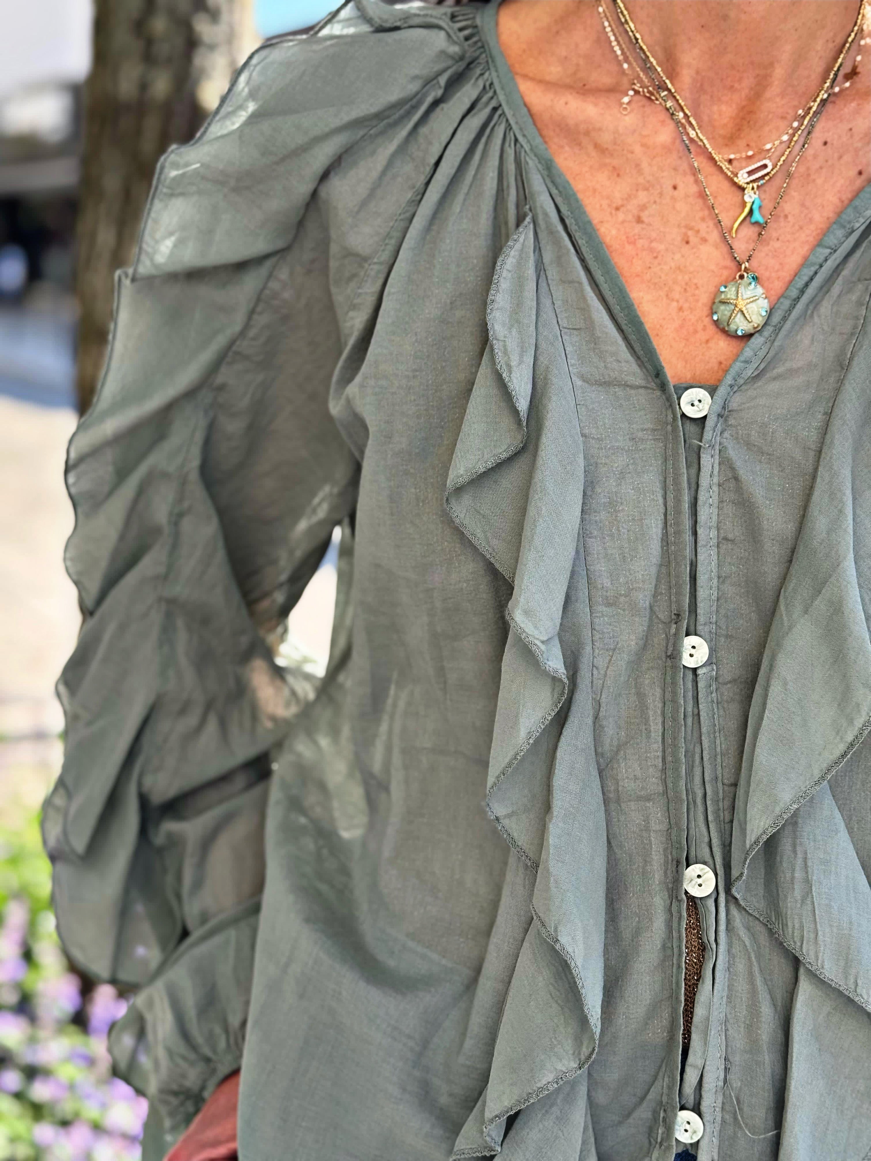 Chemise NINA Kaki