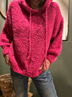 Charger l&#39;image dans la galerie, Pull à capuche RIVA Fuchsia
