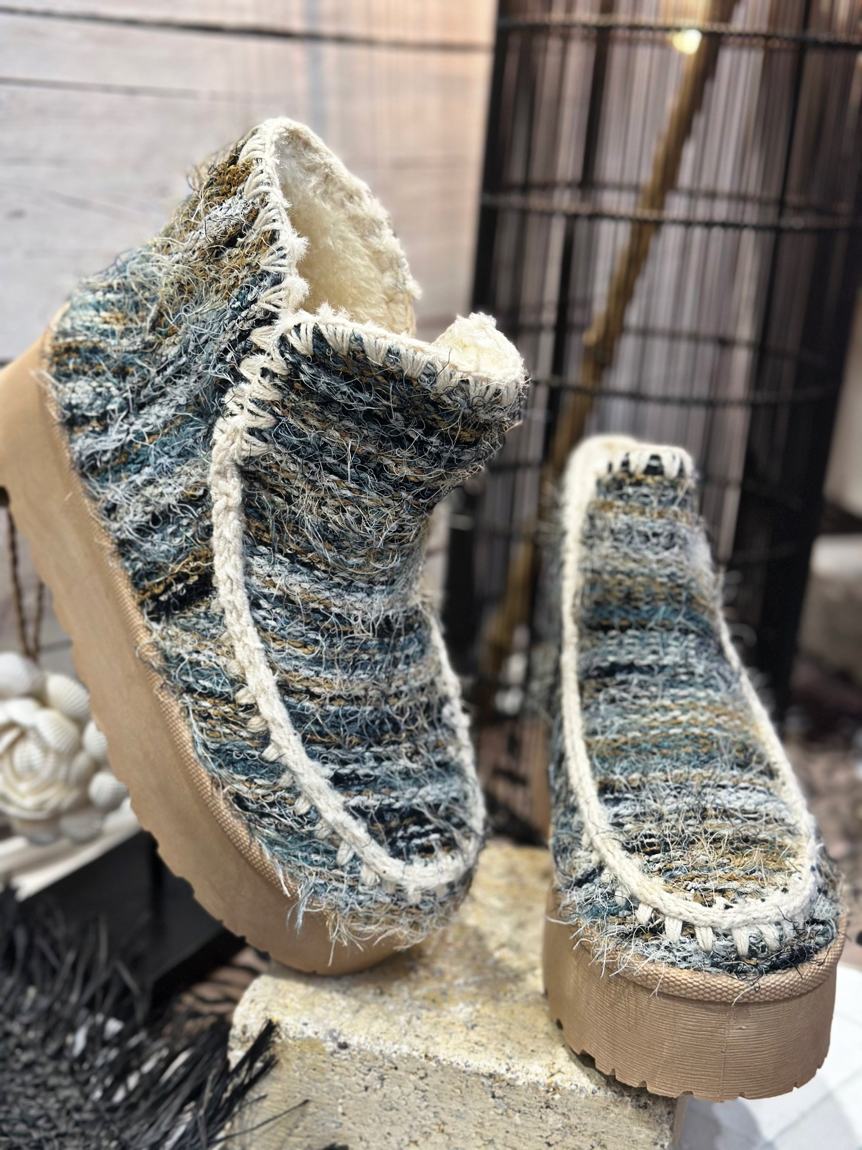 Boots VICTORIA Bleu