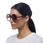 Charger l'image dans la galerie, Lunettes de soleil MONICA havana verres marron - OKKIA
