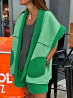 Charger l&#39;image dans la galerie, Blouson sans manche LOOMY Vert
