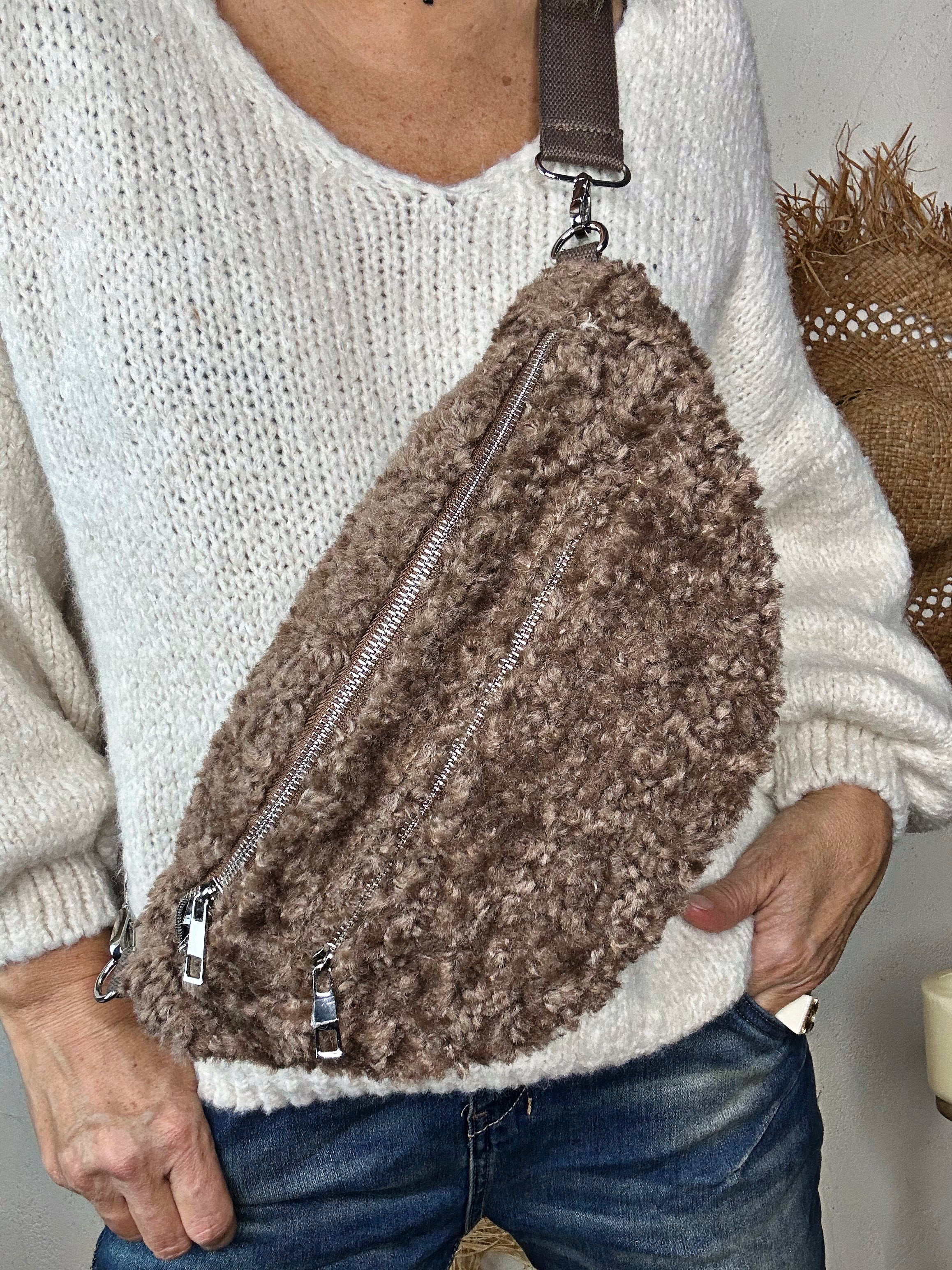 Sac banane ANGE Taupe