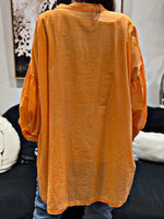 Charger l&#39;image dans la galerie, Chemise/Tunique AMANDA Orange
