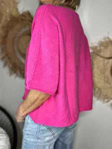 Pull tout doux ARY Fuchsia