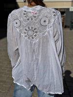 Charger l'image dans la galerie, Blouse NELISE Blanc
