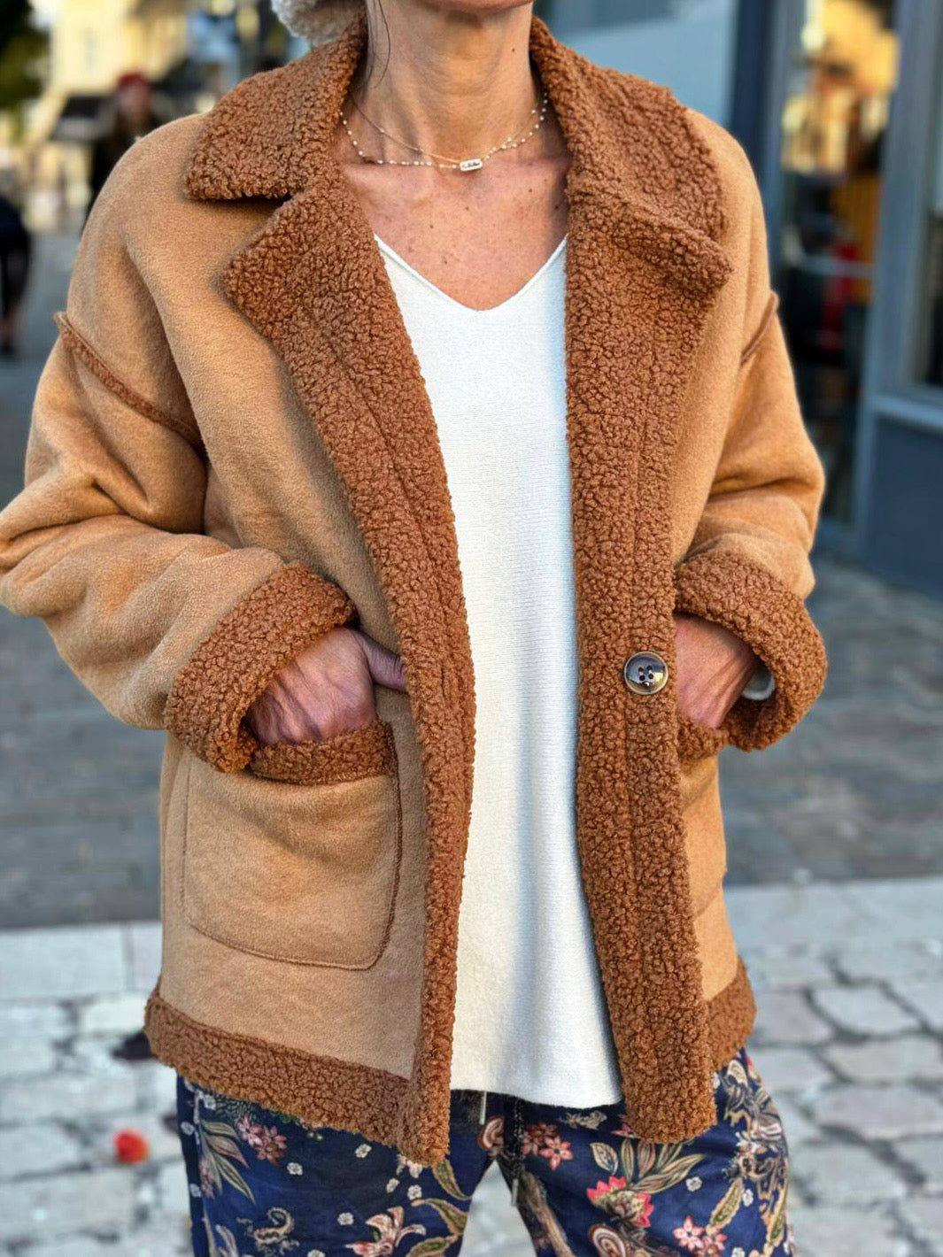 Blouson RIO Camel foncé