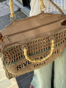 Sac RIVE GAUCHE Naturel/Vert
