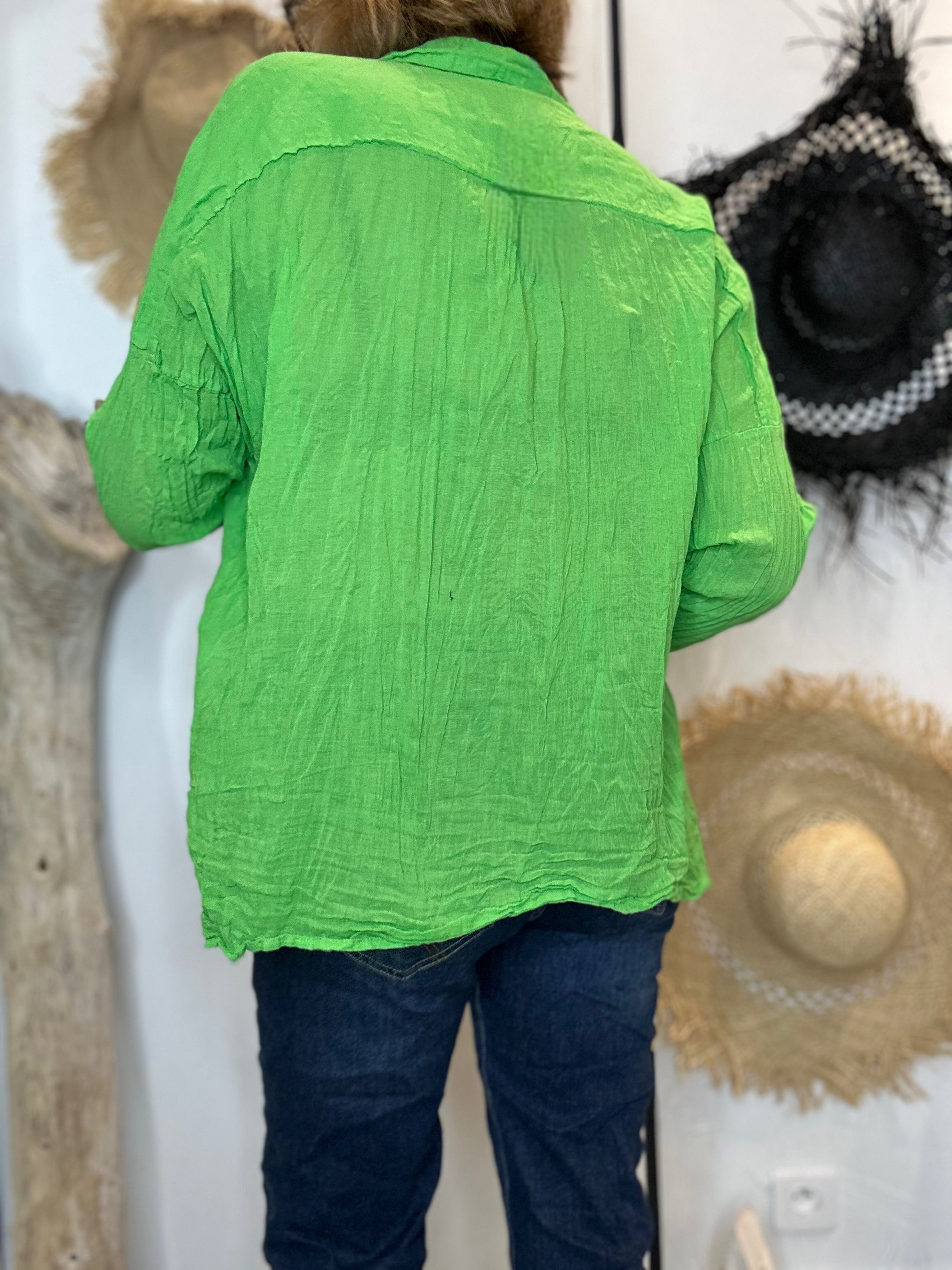 Chemise AGATA Vert