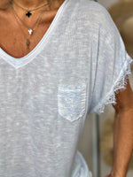Charger l'image dans la galerie, Tee shirt FANNY Bleu ciel
