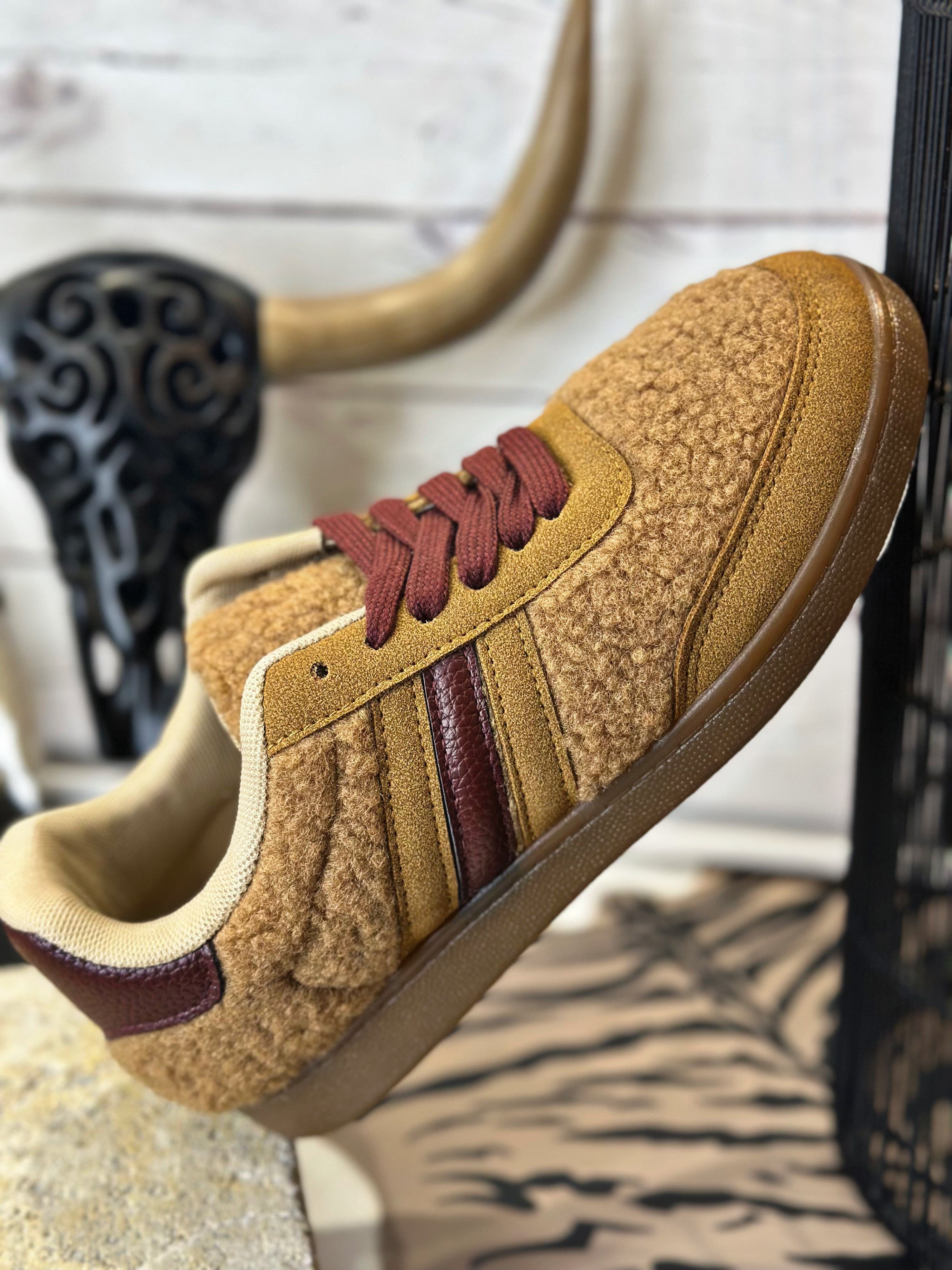 Baskets KENZA Camel