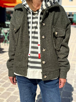 Charger l&#39;image dans la galerie, Blouson bouclette GAB Kaki
