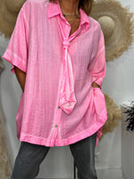 Charger l'image dans la galerie, Chemise CHARLIE Rose fluo
