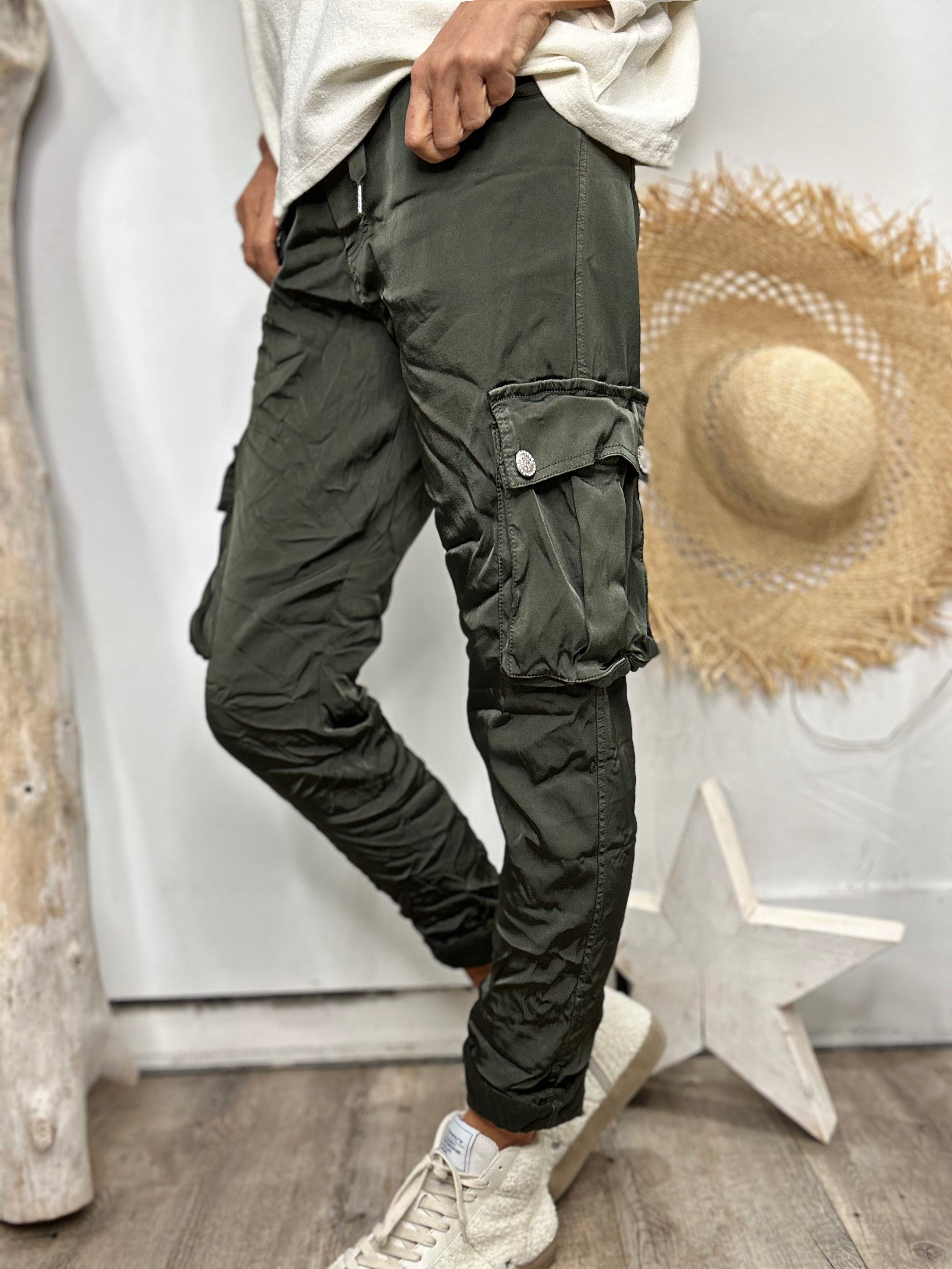 Pantalon CARGO Kaki